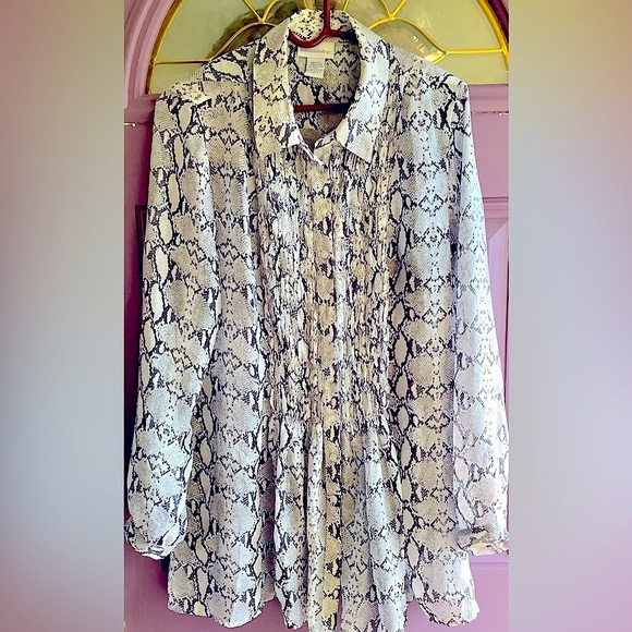 Soft Surroundings Tops - Gorgeous SOFT SURROUNDINGS Python Snake Tunic Top Sz L